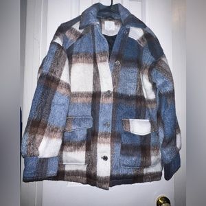 Primark oversized flannel jacket